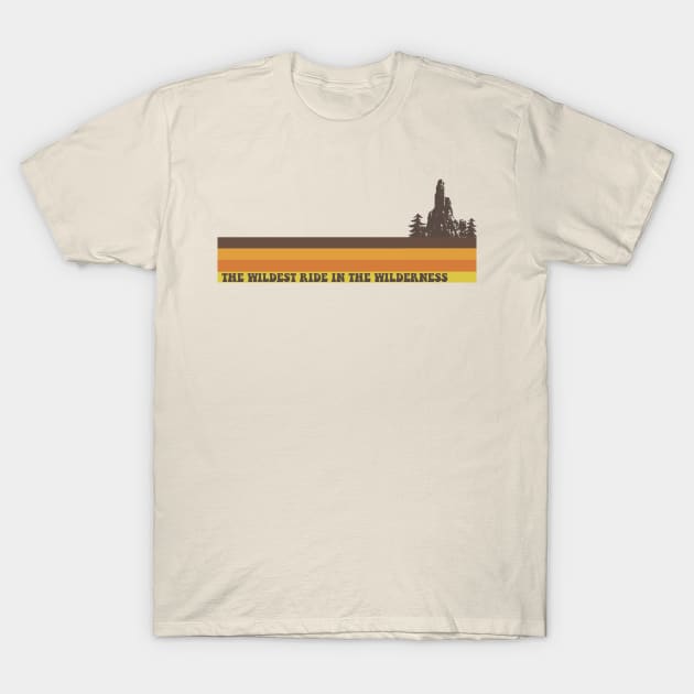 70s Vintage Retro Big Thunder Mountain Railroad T-Shirt by ThisIsFloriduhMan